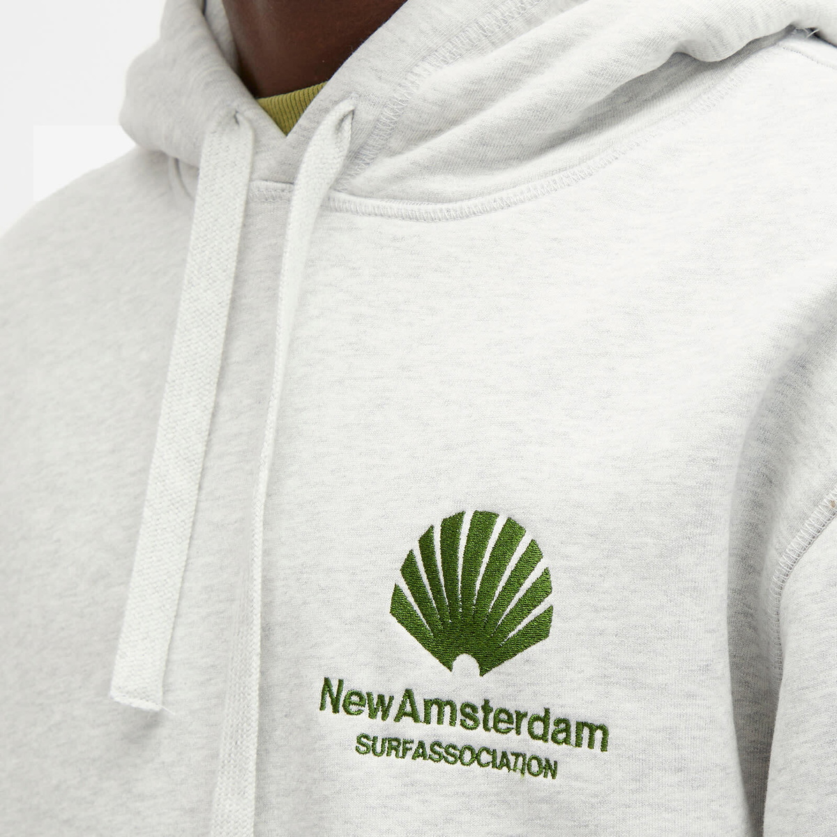 AMSTERDAM WETSUITS シードロゴ パーカー Yellow Rat ×AMSTERDAM WETSUITS＞ グレー パーカー