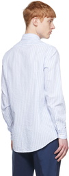 Massimo Alba Blue Cotton Shirt