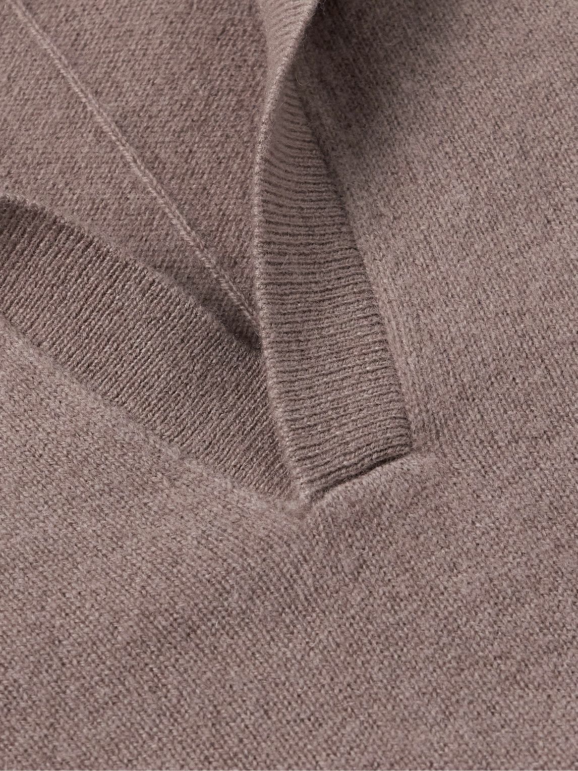 Rag & Bone - Johnny Cashmere Polo Shirt - Brown