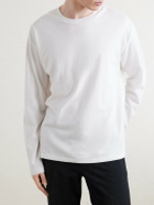 Auralee - Organic Cotton-Jersey T-Shirt - White