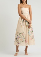 chinese dress ladies Zimmermann Halliday Scallop Midi Dress