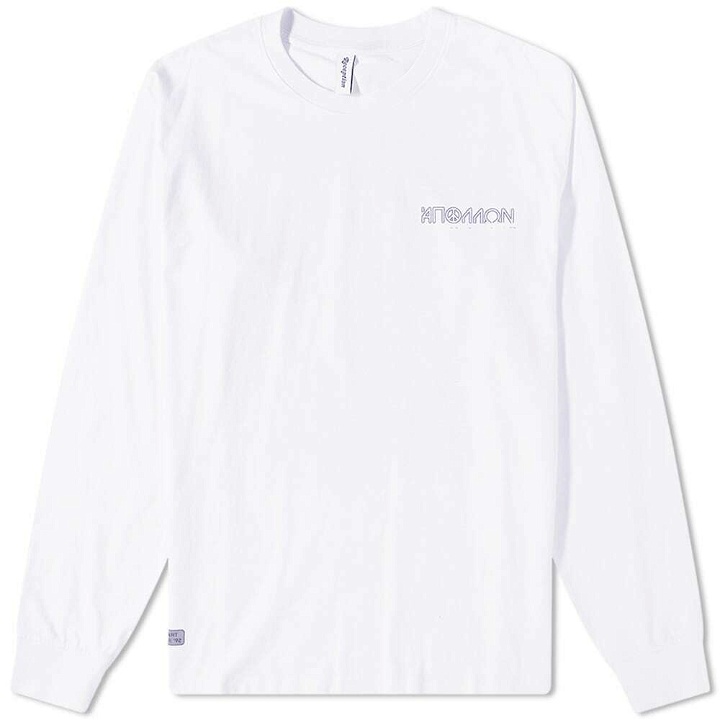 Photo: Reception Men's Long Sleeve Stoned T-Shirt in White