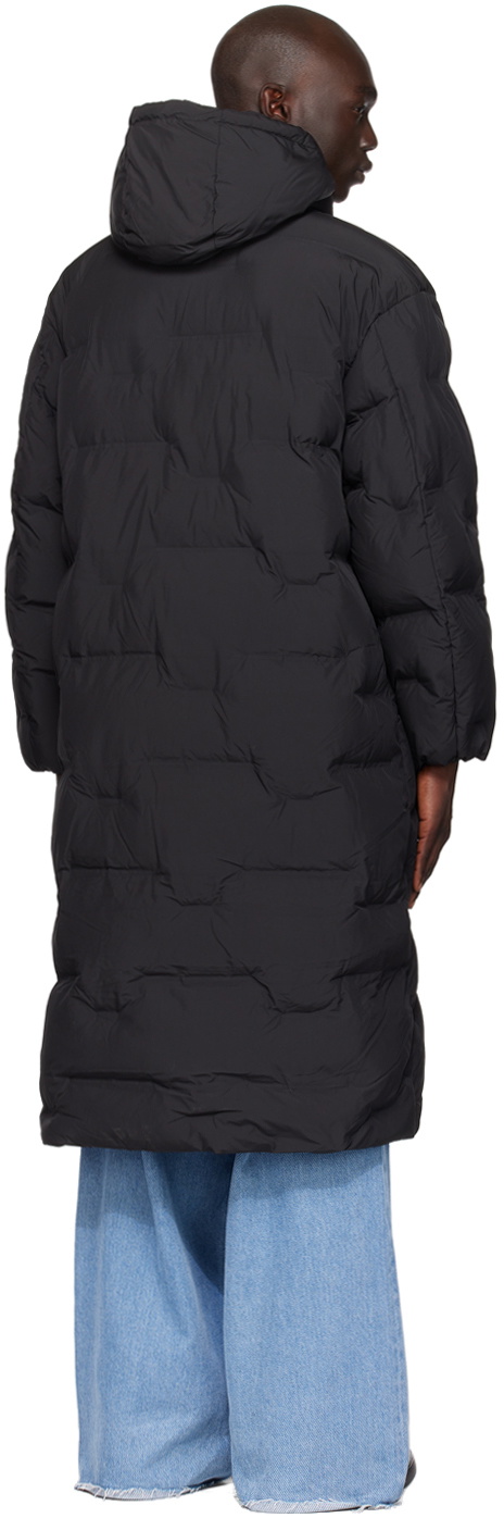 GANNI Black Oversized Puffer Coat