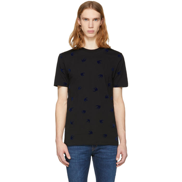 Photo: McQ Alexander McQueen Black Swallow T-Shirt 