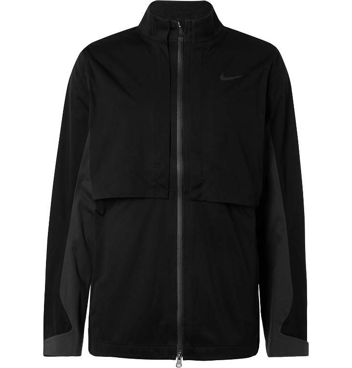 Photo: Nike Golf - HyperShield Rapid Adapt Logo-Print Convertible Shell Golf Jacket - Black