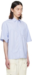 UNDERCOVER Blue Pinched Seam Shirt