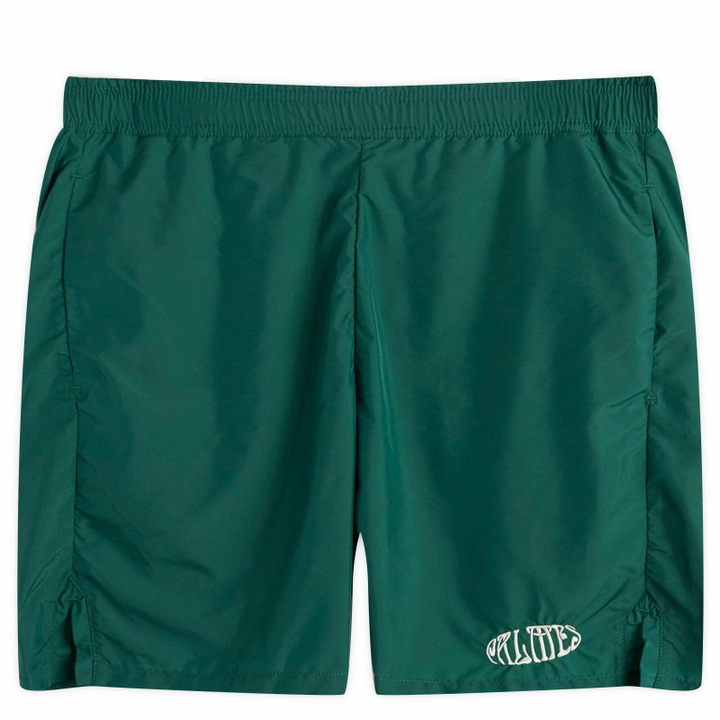 Photo: Palmes Men's Oval Tennis Shorts in Dark Green