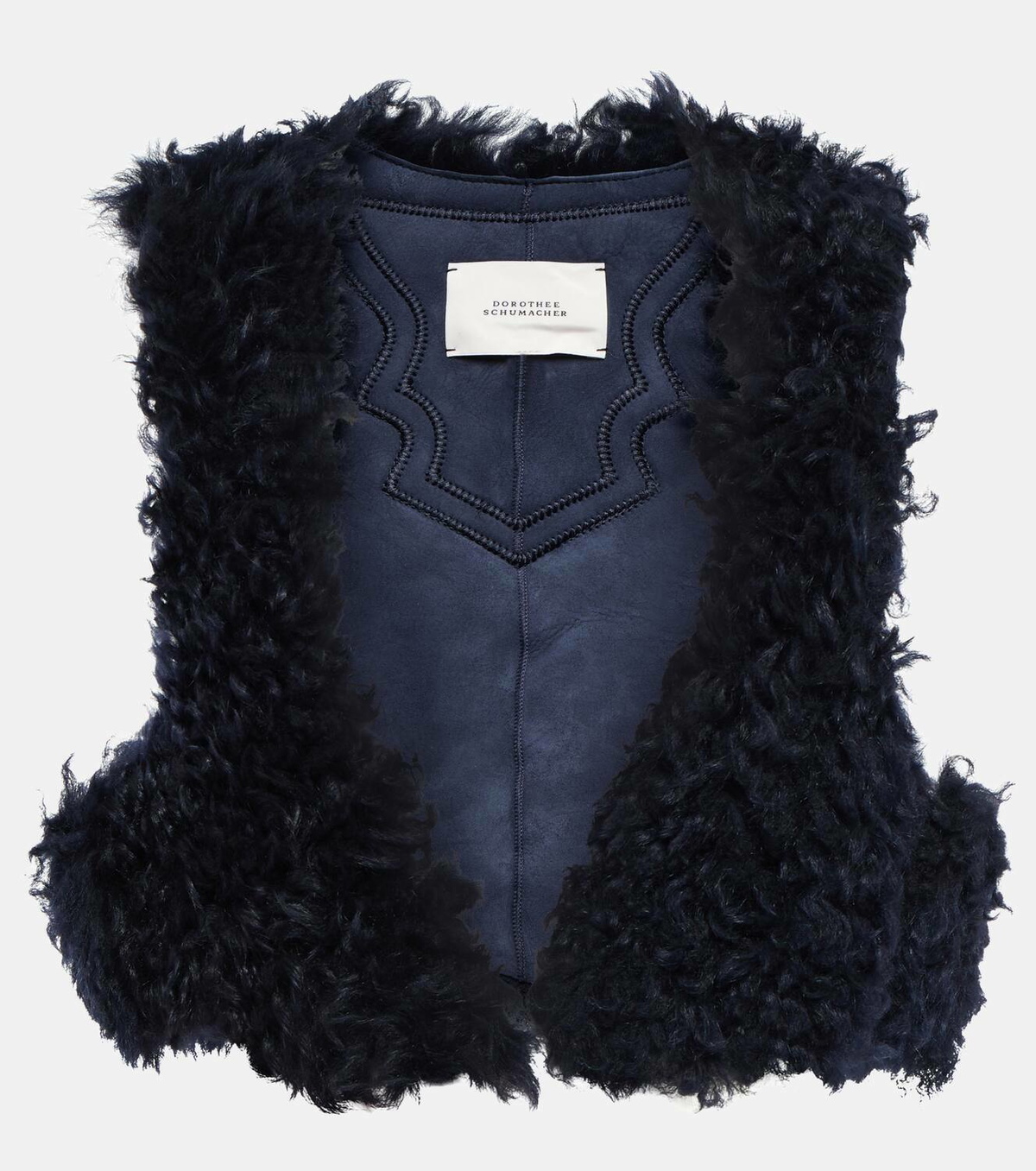 Dorothee Schumacher Western Softness shearling vest
