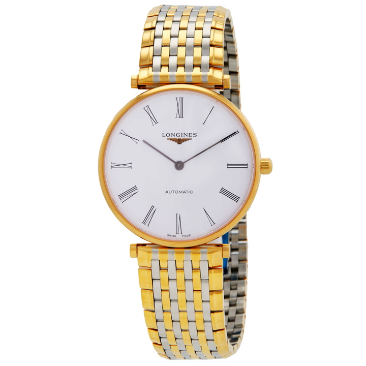Photo: Longines La Grande Automatic White Dial Unisex Watch L4.918.2.11.7