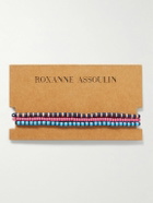Roxanne Assoulin - Set of Three Enamel and Gold-Tone Beaded Bracelets
