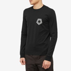 Givenchy Men's Long Sleeve 4G Star Chest Logo T-Shirt in Black