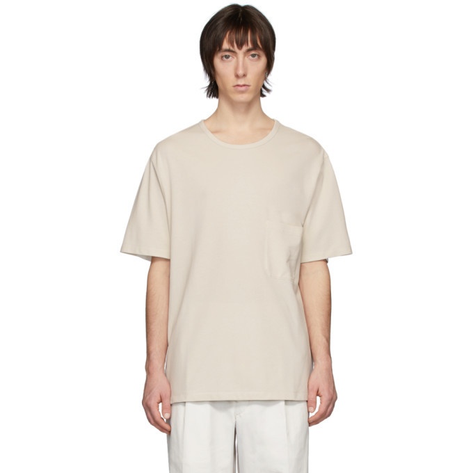 Photo: Lemaire Off-White Crepe T-Shirt