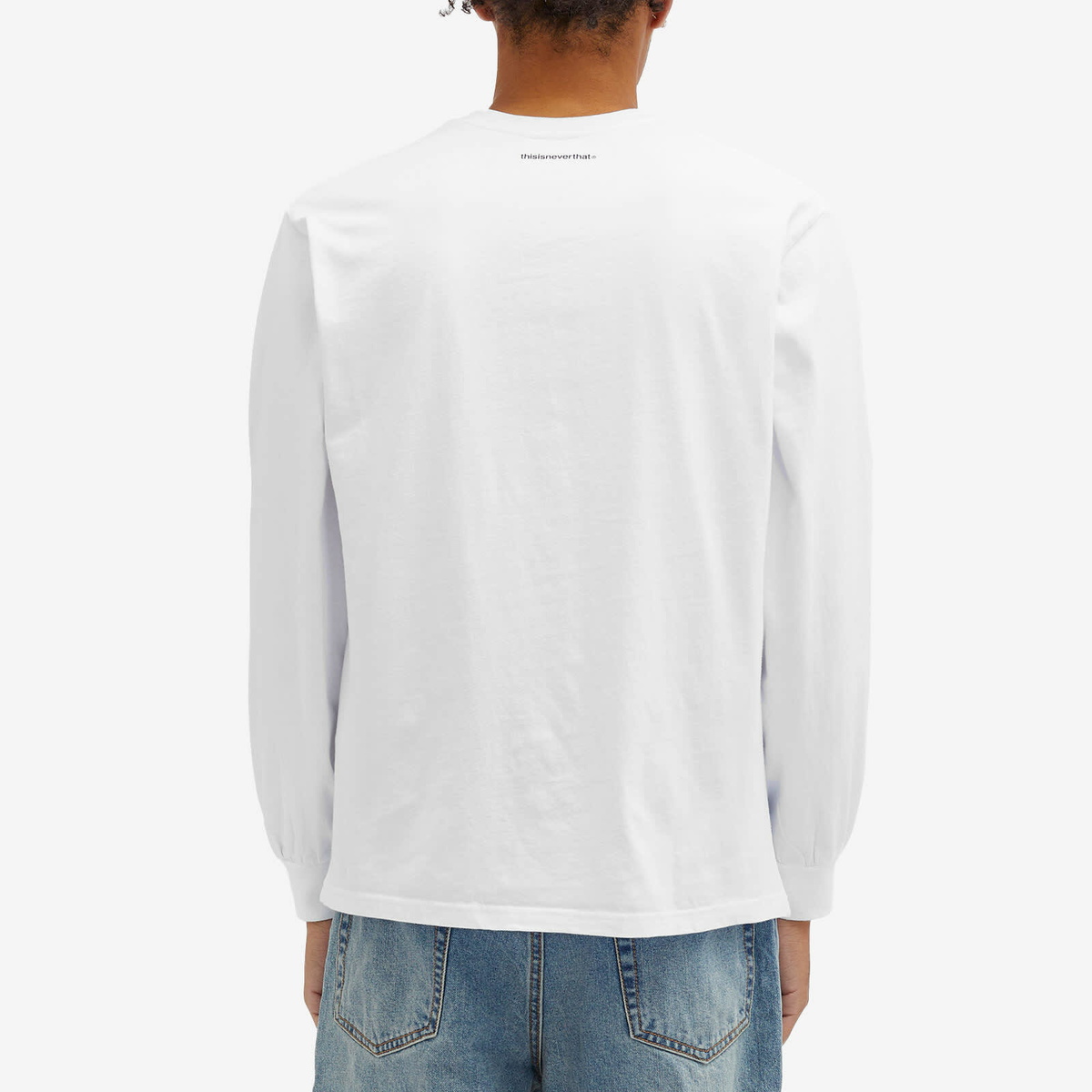 thisisneverthat Men's T-Logo Long Sleeve T-Shirt in White