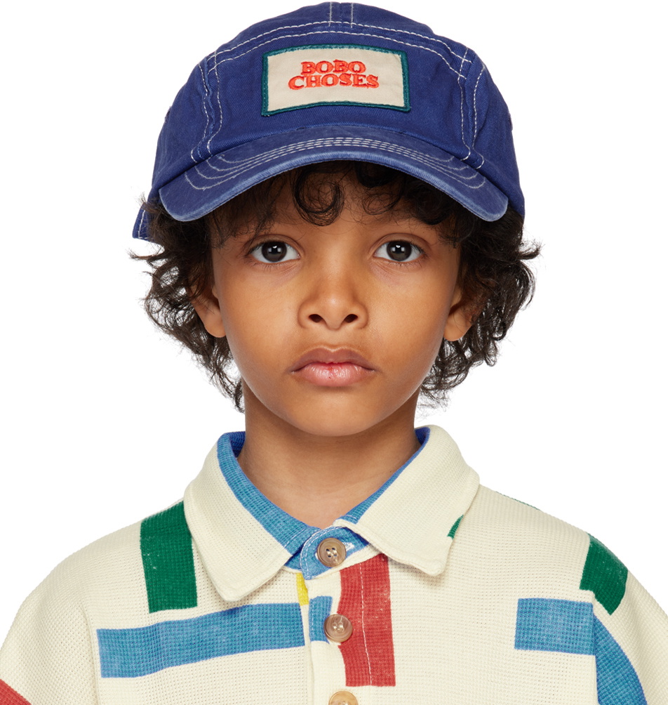 Bobo Choses Kids Blue Patch Cap Bobo Choses