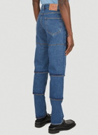 Classic Multi Cuff Jeans in Blue