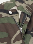 VETEMENTS - Wide-Leg Patchwork Camouflage-Print Cotton-Canvas Cargo Trousers - Green