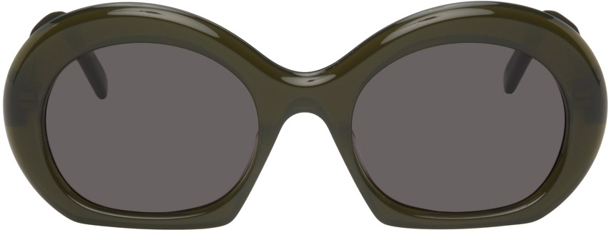 Loewe Green Halfmoon Sunglasses Loewe