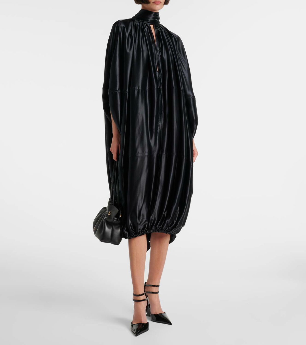 Ferragamo Satin midi dress