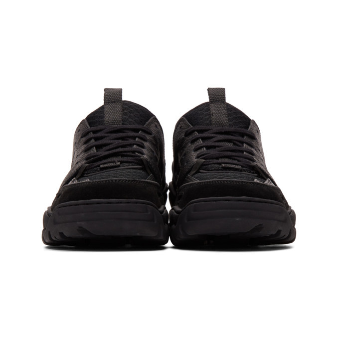 AMI Alexandre Mattiussi Black Running Lucky 9 Sneakers AMI