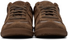 Maison Margiela Brown Calfskin Replica Sneakers