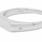 Tom Wood Men's Knut Ring M in Sterling Silver
