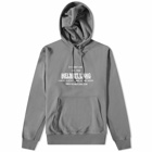 Helmut Lang Men's Spray Logo Hoody in Telescope