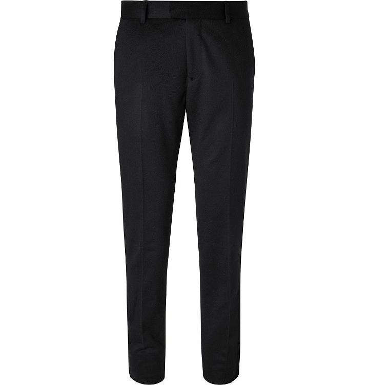 Photo: SALLE PRIVÉE - Black Rocco Slim-Fit Cashmere Suit Trousers - Black