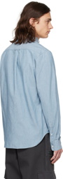 Maison Kitsuné Blue Fox Head Shirt
