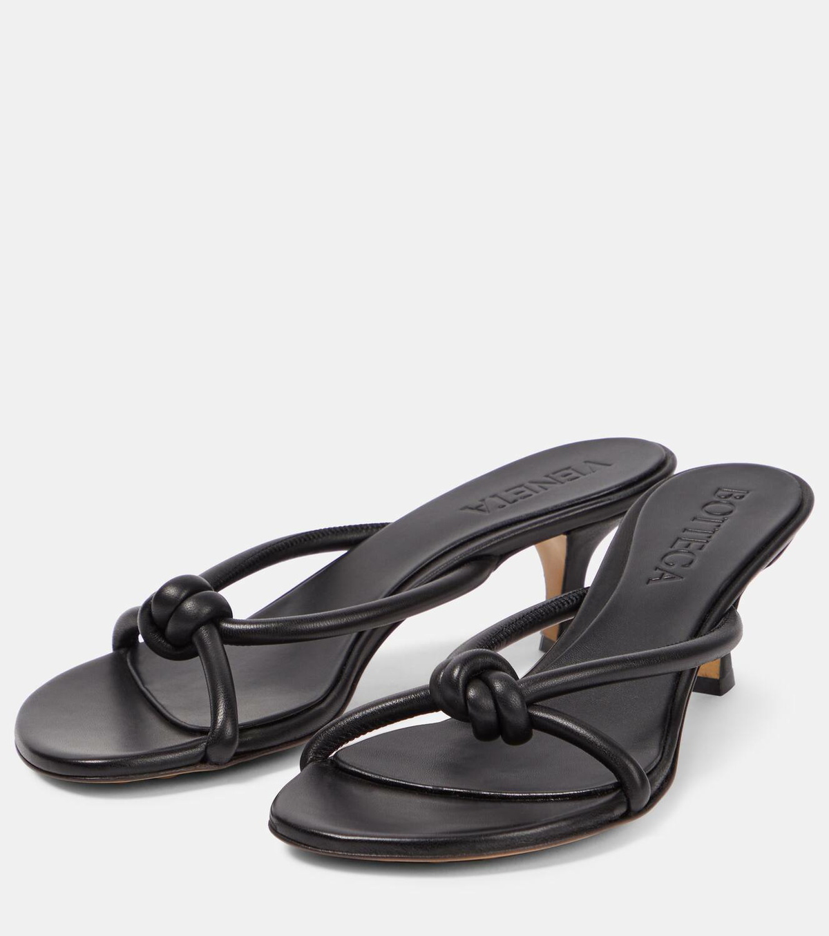 サンダル・ミュール Bottega Veneta Blink Sandal Bottega Veneta Blink leather sandals Bottega Veneta