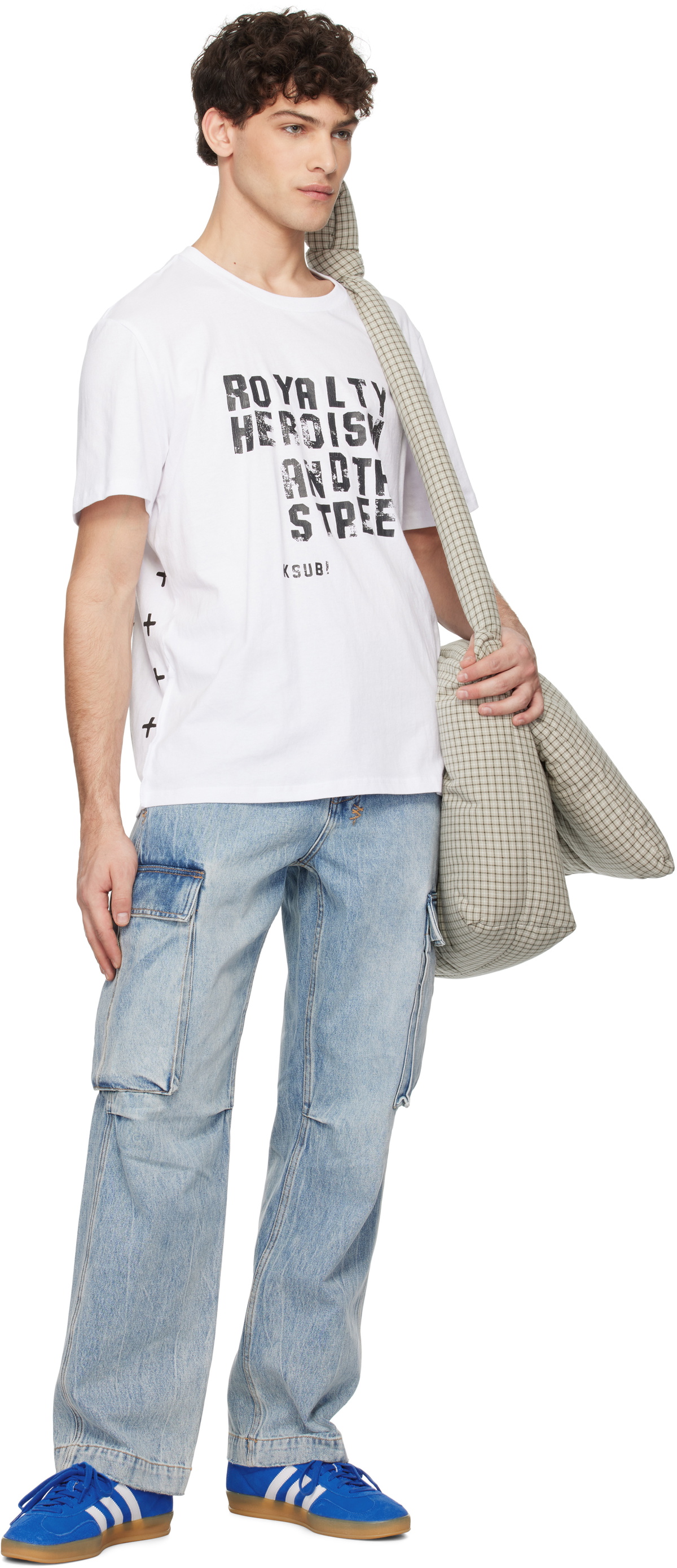 Ksubi Blue Riot Rekon Denim Cargo Pants Ksubi