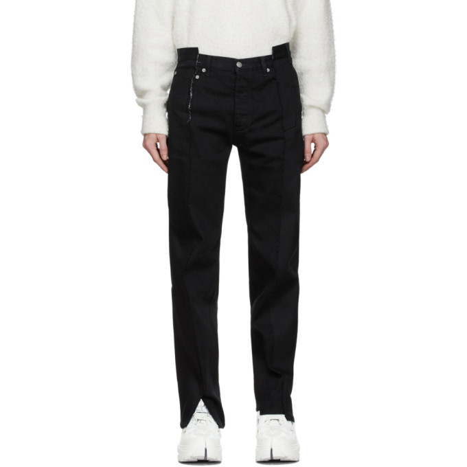 Photo: Maison Margiela Black Two Toned Jeans