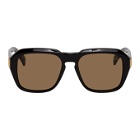 Dunhill Black Shiny Square Sunglasses