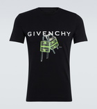 Givenchy - 4G Padlock printed cotton T-shirt