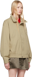 Sandy Liang Beige Papas Jacket