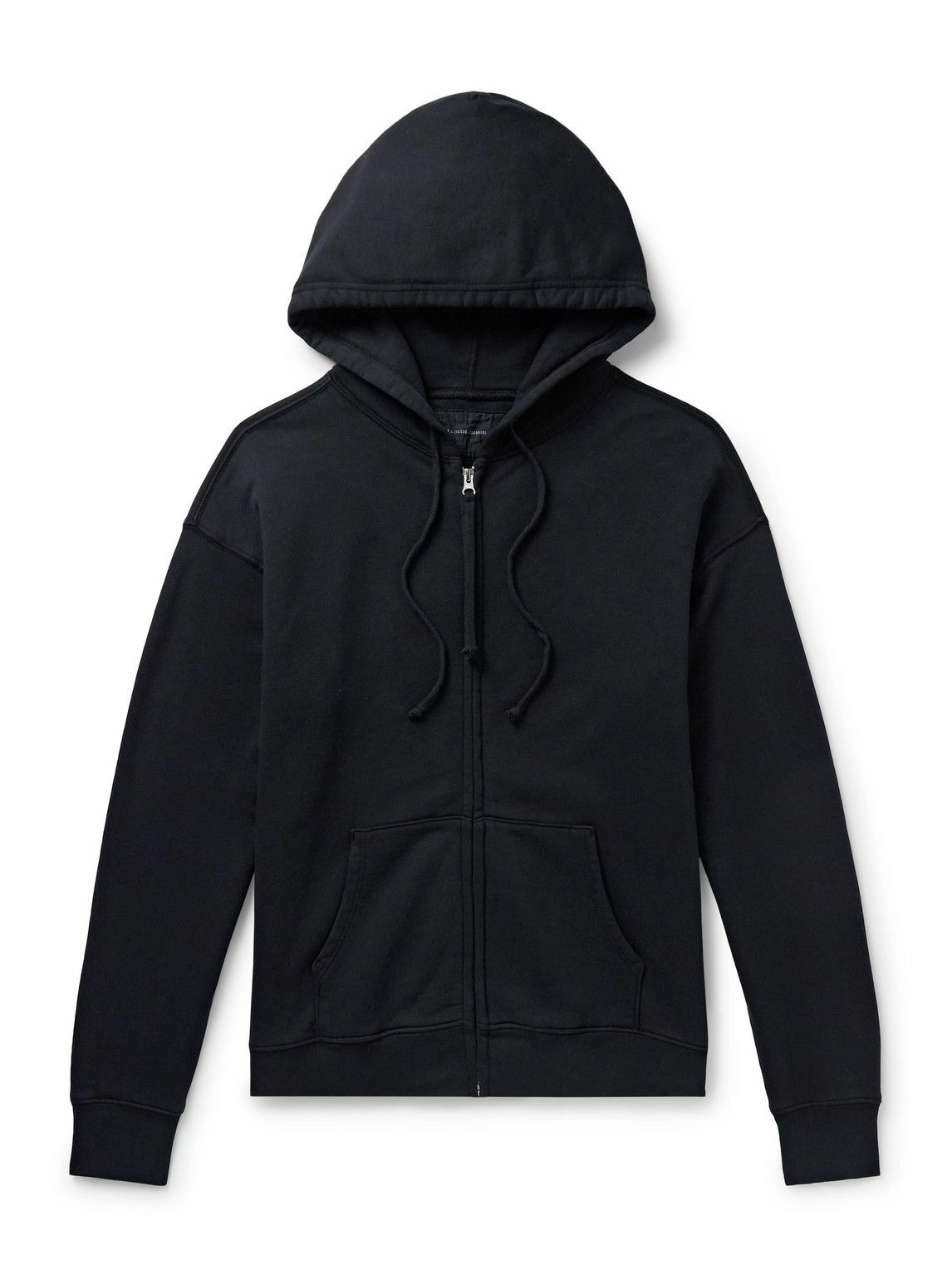 Nili Lotan - Brian Jersey Zip-Up Hoodie - Black