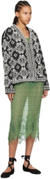 Bode Black Beaded Baroque Jacket