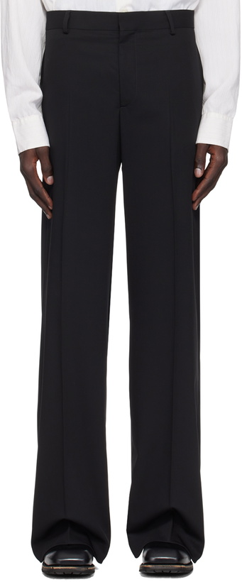 Photo: CMMN SWDN Black Otto Wide Leg Trousers