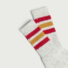 RoToTo Oldschool Work Boot Sock in Red/Gold