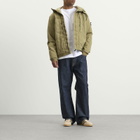 Stone Island Men's Warp Rib Nylon-TC Hooded Jacket in Laurel Green