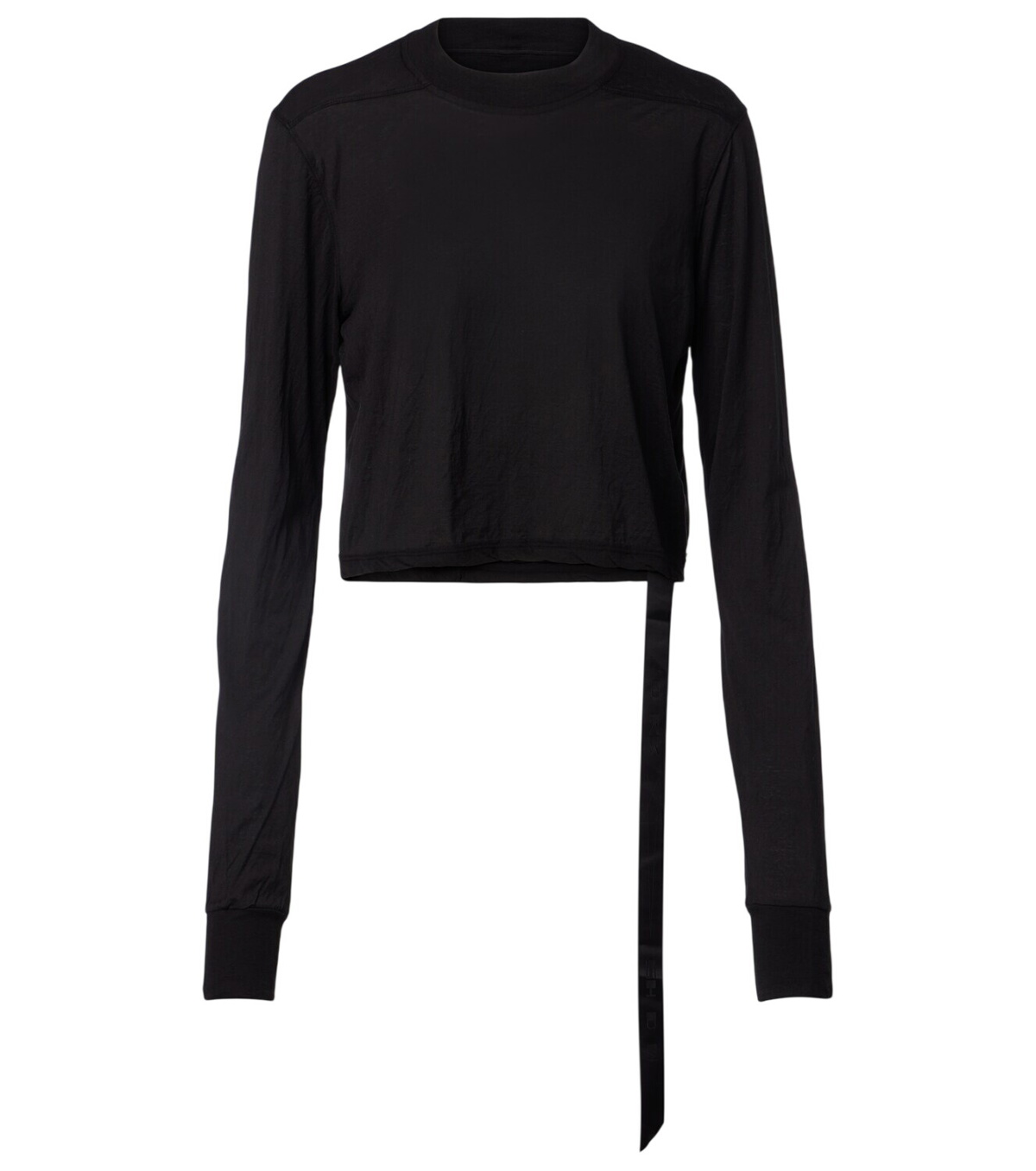 Rick Owens Women's Long Sleeve Prong Top in Black Rick Owens