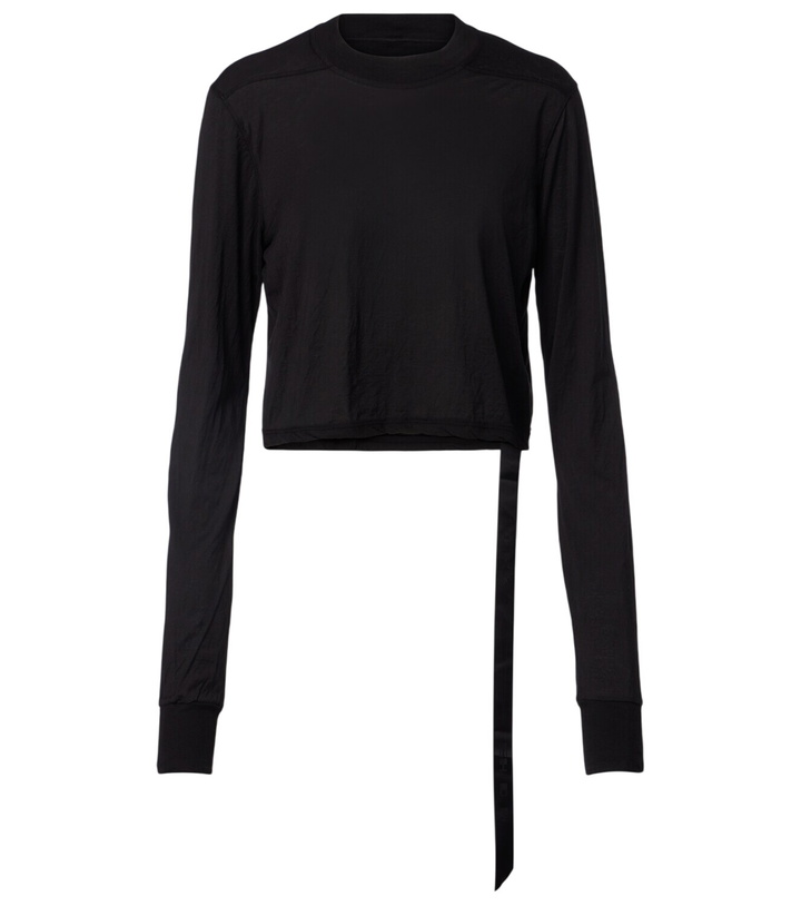 Photo: Rick Owens Belted cotton jersey T-shirt