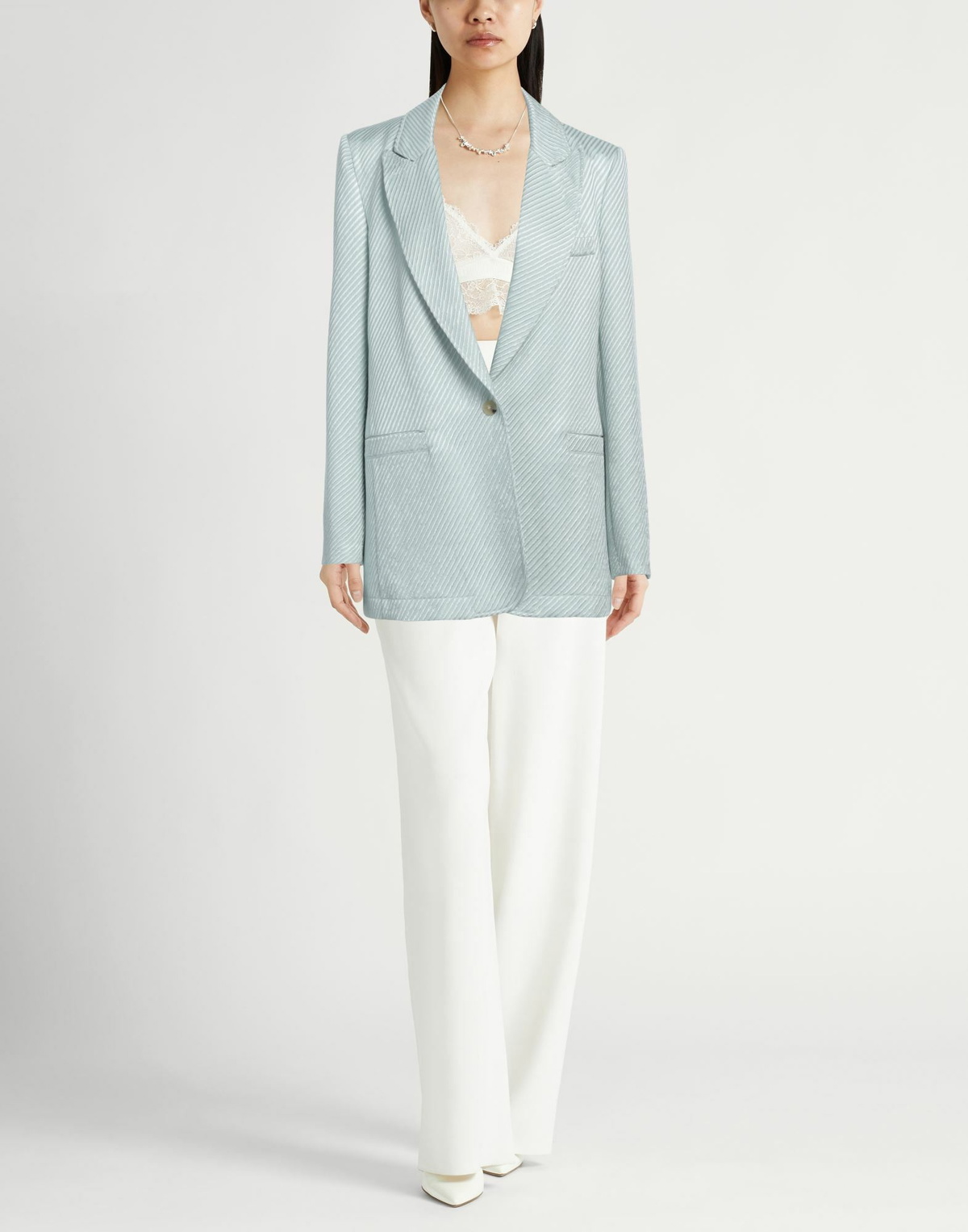 Forte_forte Womens Blazer Sky in Blue
