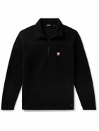 66 North - Esja Logo-Appliquéd Fleece Half-Zip Sweatshirt - Black