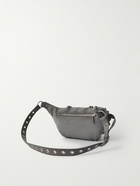 Balenciaga - Le Cagole Embellished Textured-Leather Belt Bag