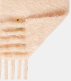 Loewe x Suna Fujita Bunny mohair-blend scarf