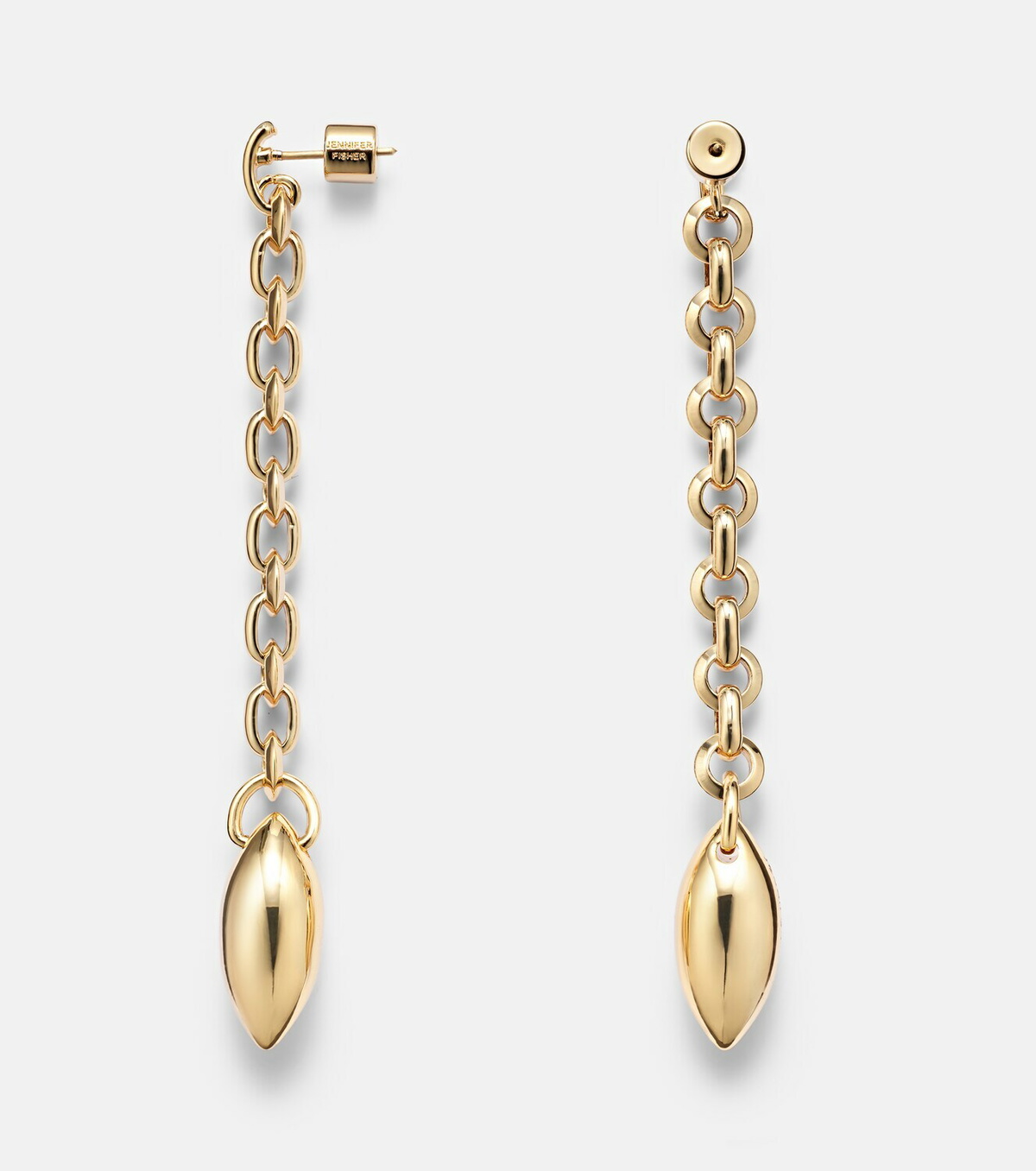 Jennifer Fisher 14kt gold-plated drop earrings