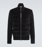 Moncler Corduroy and wool jacket