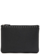 Valentino Garavani Rockstud-embellished Grained Leather Pouch - Black - One Size