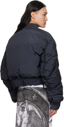 Gerrit Jacob Black Printed Bomber Jacket
