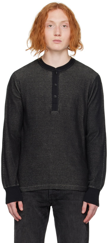 Photo: rag & bone Black Collin Henley